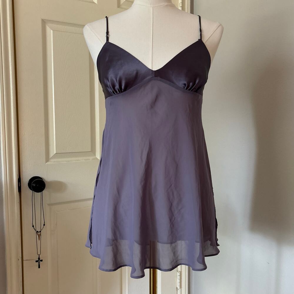 Vintage 2000 Victoria’s Secret Chiffon Babydoll Slip Dress S